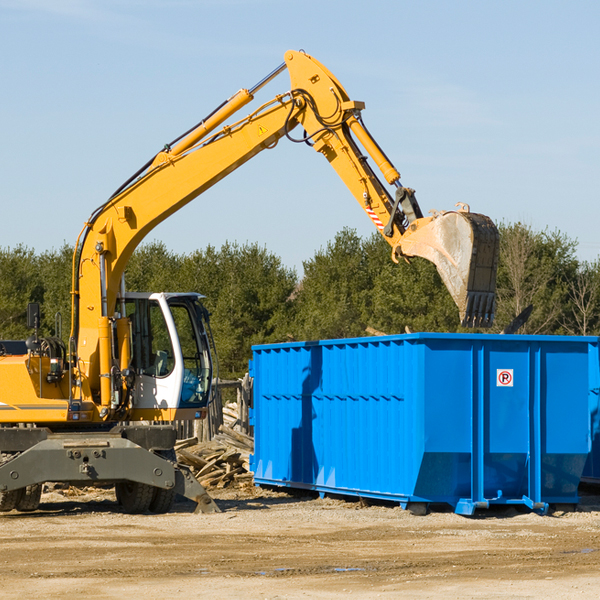 how many times can i have a residential dumpster rental emptied in Peoria County IL